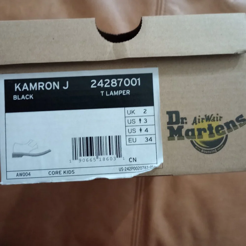 Dr Martens Junior 1461 Softy T Leather Shoes Size Kid US 3 - Picture 5 of 6